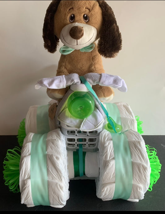 Quad Diaper Cake